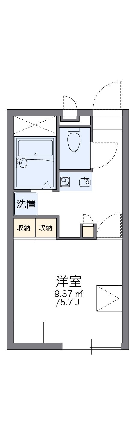 レオパレス藤の物件間取画像