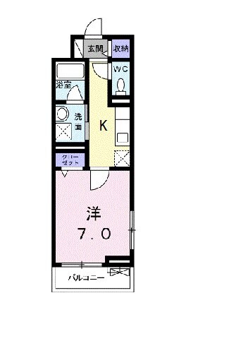 ヌーベル中浦和の物件間取画像