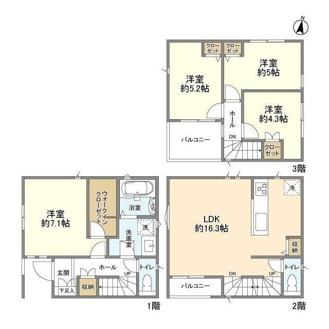 Ｋｏｌｅｔ西川口＃１３の物件間取画像