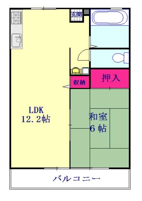 サンシティ塚越の物件間取画像