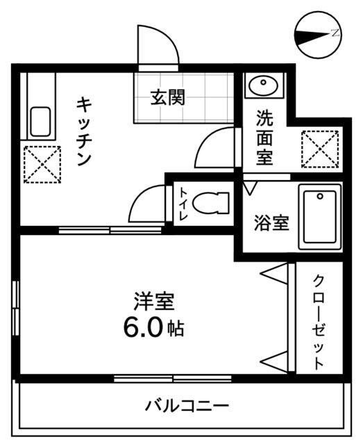 フローラルパレス大成の物件間取画像