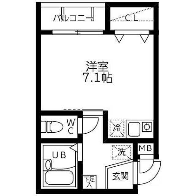 アベリア大宮大門町の物件間取画像