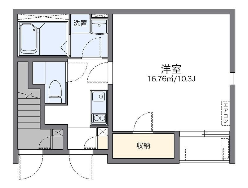 レオネクストＨＯＭＡＲＥの物件間取画像