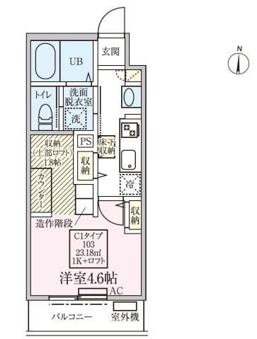 スカイルーチェ川口芝中田の物件間取画像