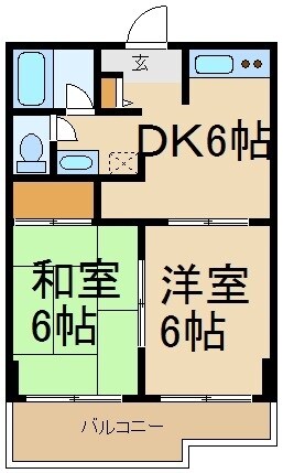 ドムール北浦和の物件間取画像