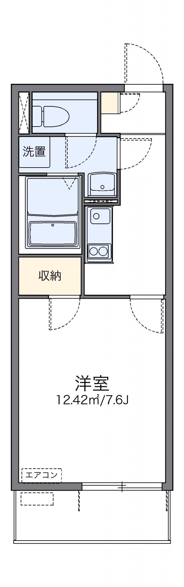 レオネクストマーレ蕨の物件間取画像