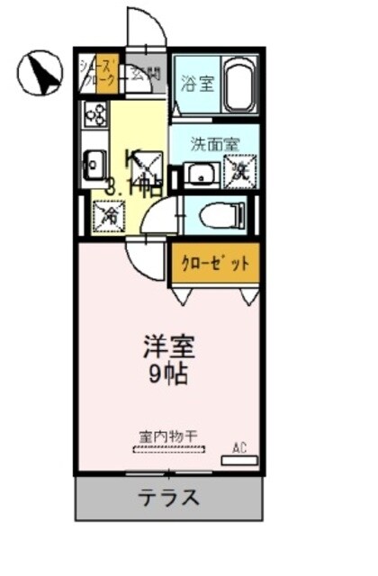 （仮）東大宮4丁目新築Ｄ－ｒｏｏｍの物件間取画像