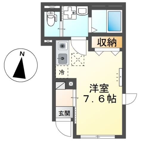 エスポワール　ミリューの物件間取画像