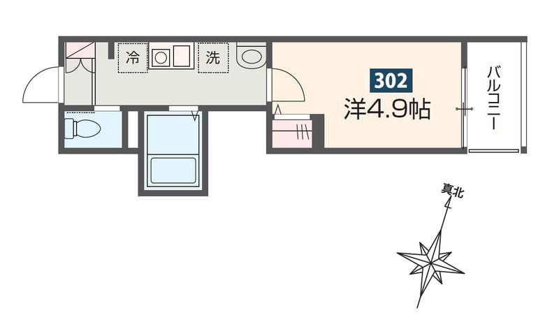 MELDIA与野本町IIIの物件間取画像