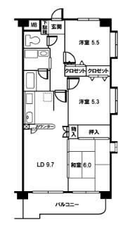 リファインド　レリシュの物件間取画像