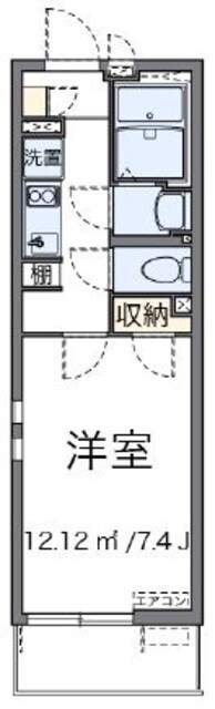 クレイノクーラ　ルガルの物件間取画像