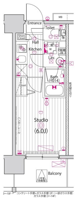 ガーラ・プライム川口の物件間取画像