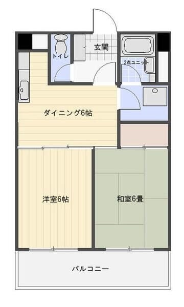 志陽ハイツ戸塚東の物件間取画像