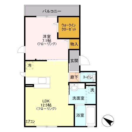 メゾンＤ－常盤の物件間取画像