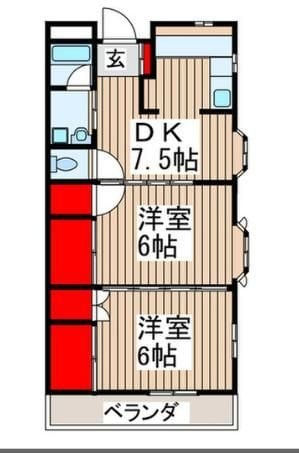 グランドソレーユせんげん台の物件間取画像