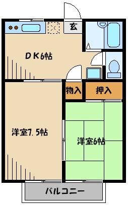 物件間取画像