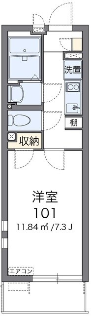 クレイノポスタの物件間取画像