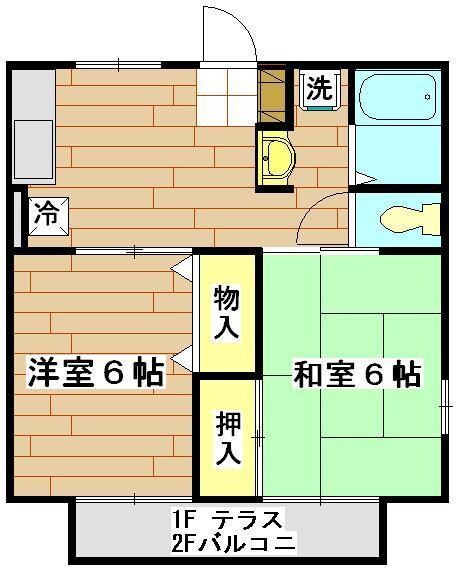 物件間取画像