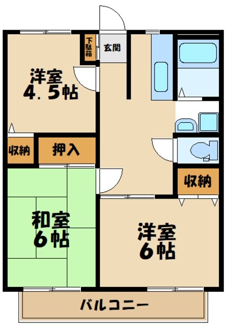 物件間取画像