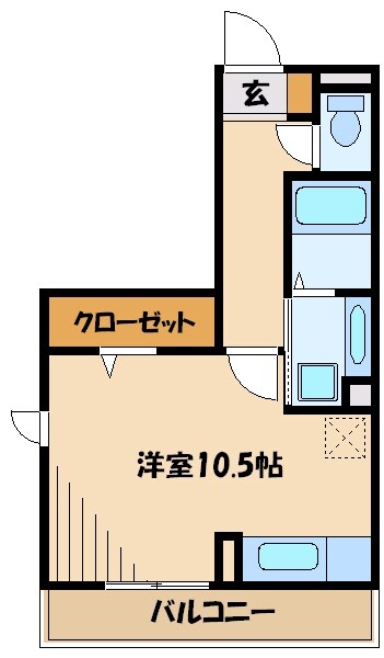 ヴィーブル草薙の物件間取画像