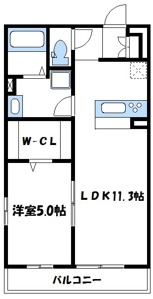 リブリカーサフェリーチェの物件間取画像