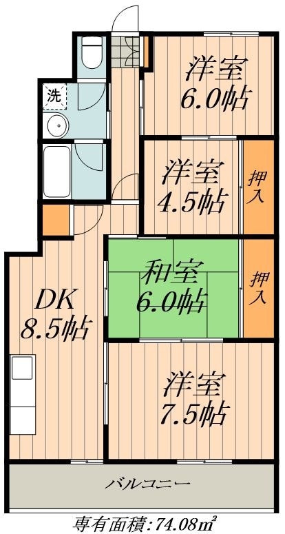 メゾン杏林の物件間取画像