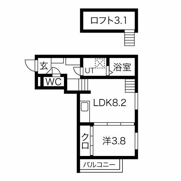 プルミエール中村の物件間取画像