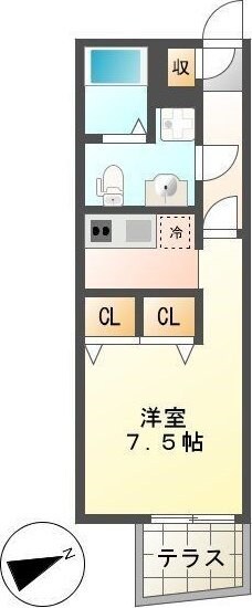 Branche千種公園の物件間取画像