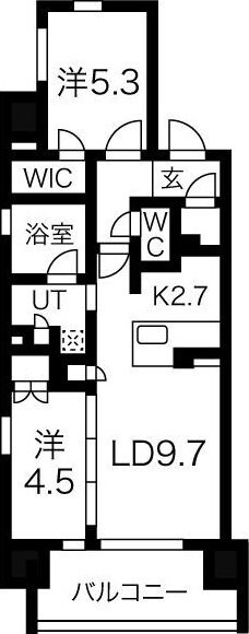 ローレルアイ名駅東の物件間取画像