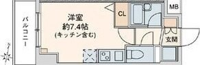 スペーシア堀田の物件間取画像