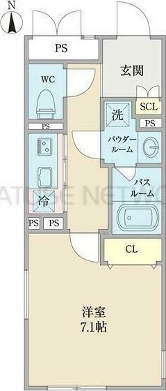 LUORE大曽根NORTHの物件間取画像