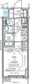 ディアレイシャス今池の物件間取画像