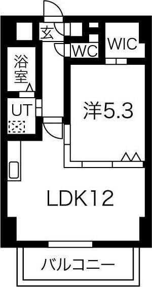 ロア金山の物件間取画像