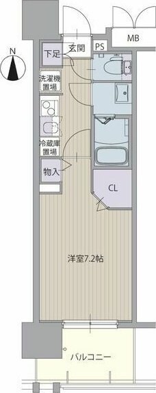 パルティール黒川アネックスの物件間取画像