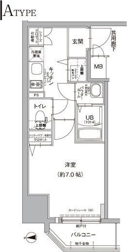 エスリード大須デュオの物件間取画像