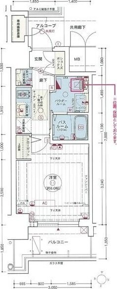 エステムコート名古屋新栄IIアリーナの物件間取画像