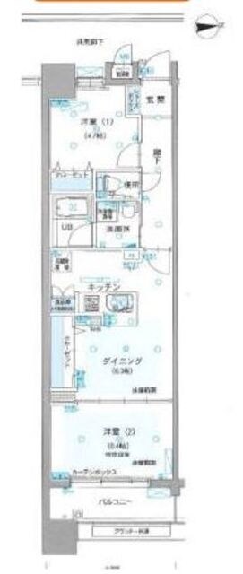 ロイヤルパークス荻窪の物件間取画像