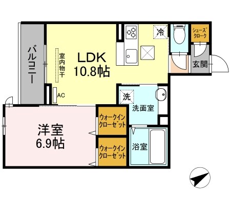 ＥＲＤＥ城北の物件間取画像