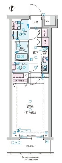 ジェノヴィア新中野スカイガーデンの物件間取画像