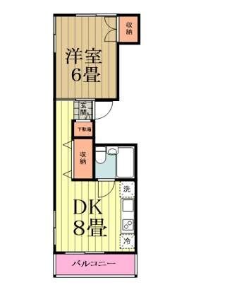 吉田アパートの物件間取画像