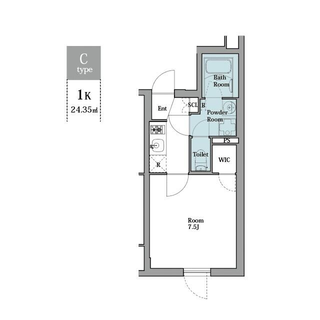 ＬＥＧＡＬＡＮＤ早稲田鶴巻町の物件間取画像