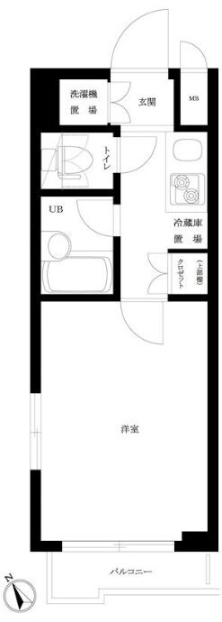 ルーブル荻窪の物件間取画像