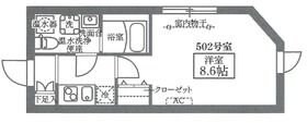 ＣＯＣＯＣＵＢＥ東長崎の物件間取画像