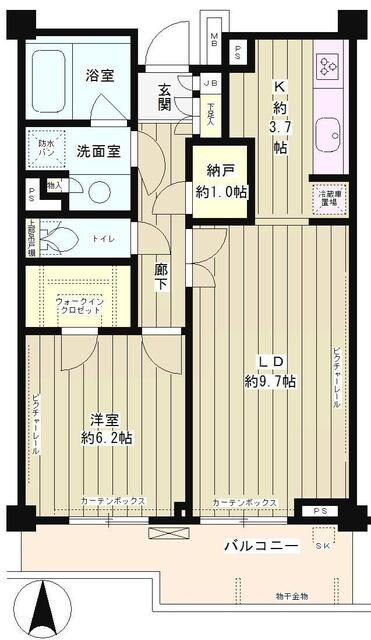 クラッサ成城の物件間取画像