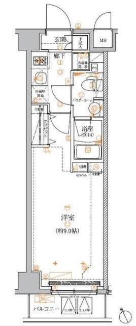 アルテシモフェリオの物件間取画像