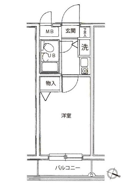 クレッセント中野富士見町の物件間取画像