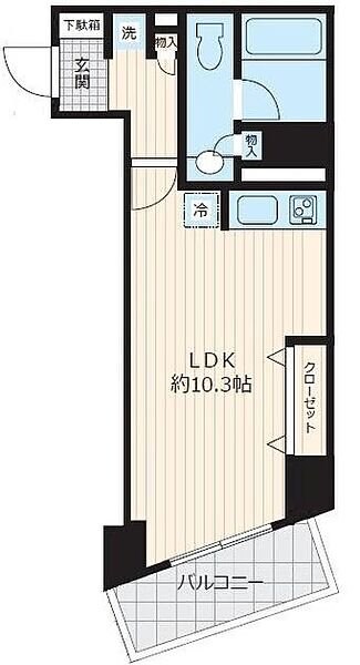 ロワジール三軒茶屋の物件間取画像