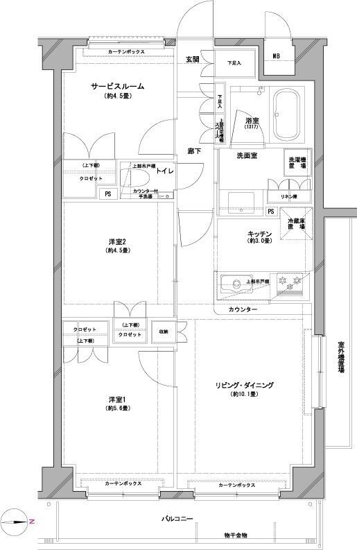 エルデンシア南大泉の物件間取画像