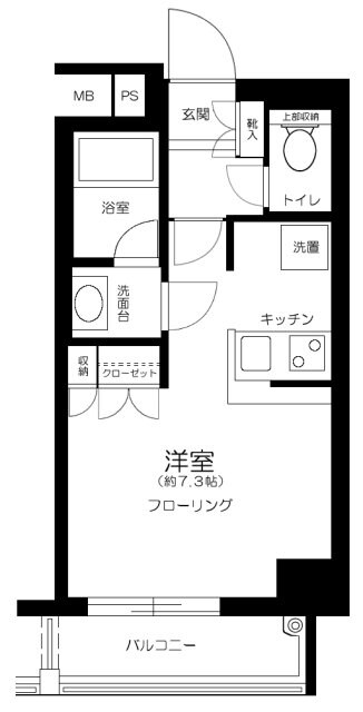 ナビウス西新宿の物件間取画像