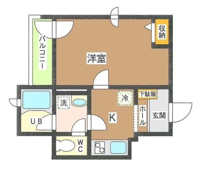 エクラン渋谷本町の物件間取画像